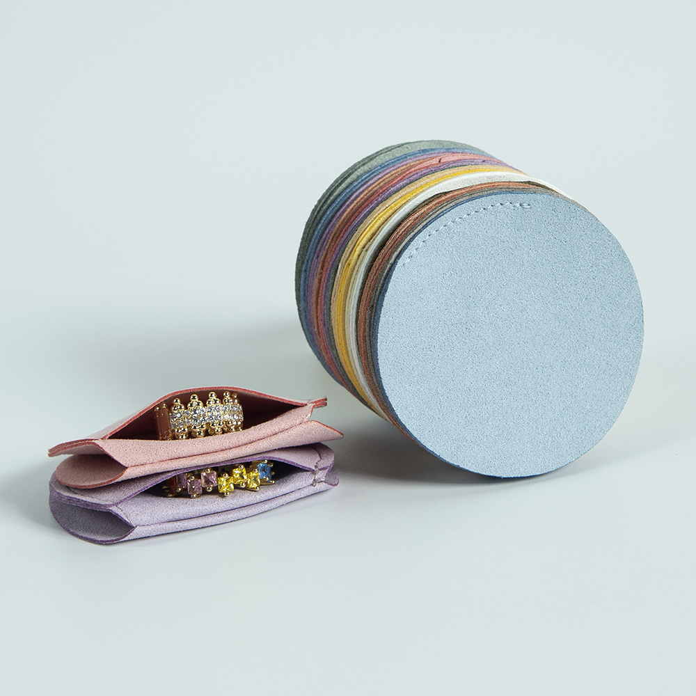 Velvet Jewelry Box - 5pcs Bulk 7x7cm Earrings Jewelry Bag