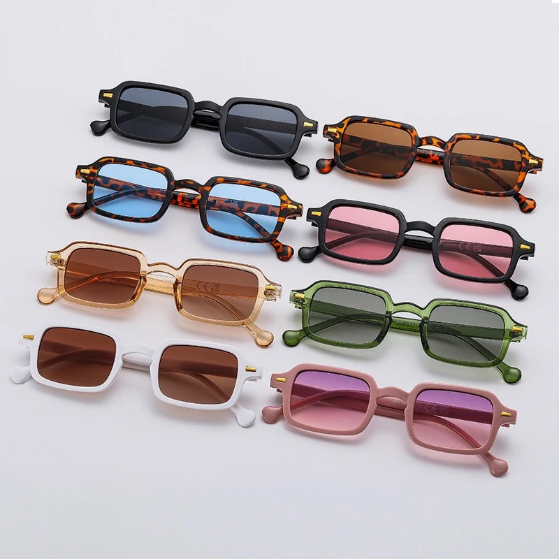 Luxury Lifestyle Store - Luxurious Rectangle Sunglasses Women Vintage Brand