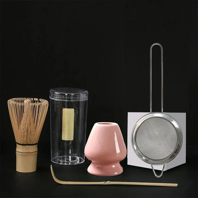 Bamboo Cutlery Set - 4PCS/set Japanese Matcha Set Safety Bamboo