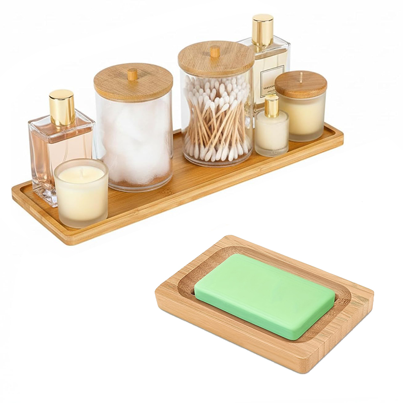 Bamboo Cutlery Set - 2pcs Bamboo Bathroom Accessories Set Bamboo