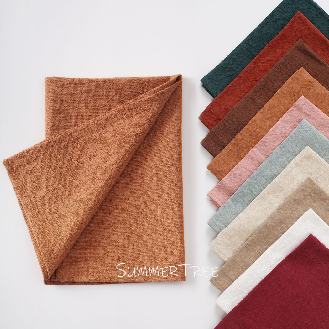Linen Napkin Set - 24 Pack 40cm x 40cm Cloth