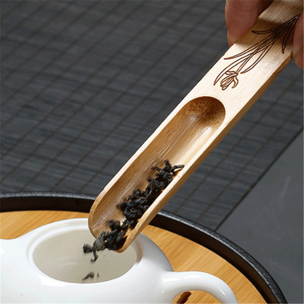 Bamboo Cutlery Set - 1Pc Natural Bamboo Tea Spoon Chinese