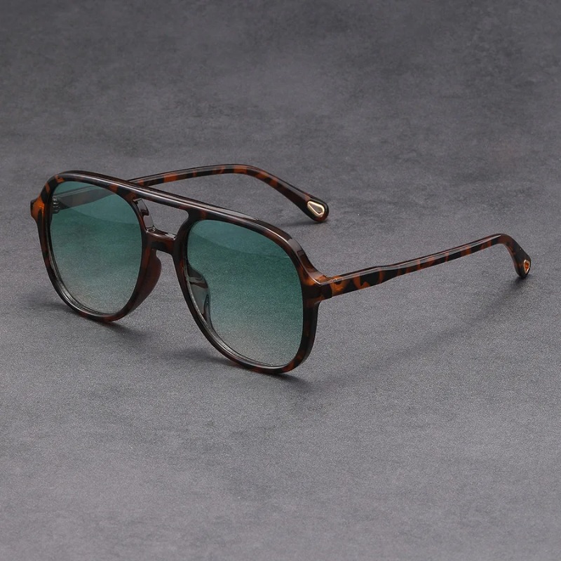 Luxury Lifestyle Store - Fashion Double Beam Square Sunglasses Women