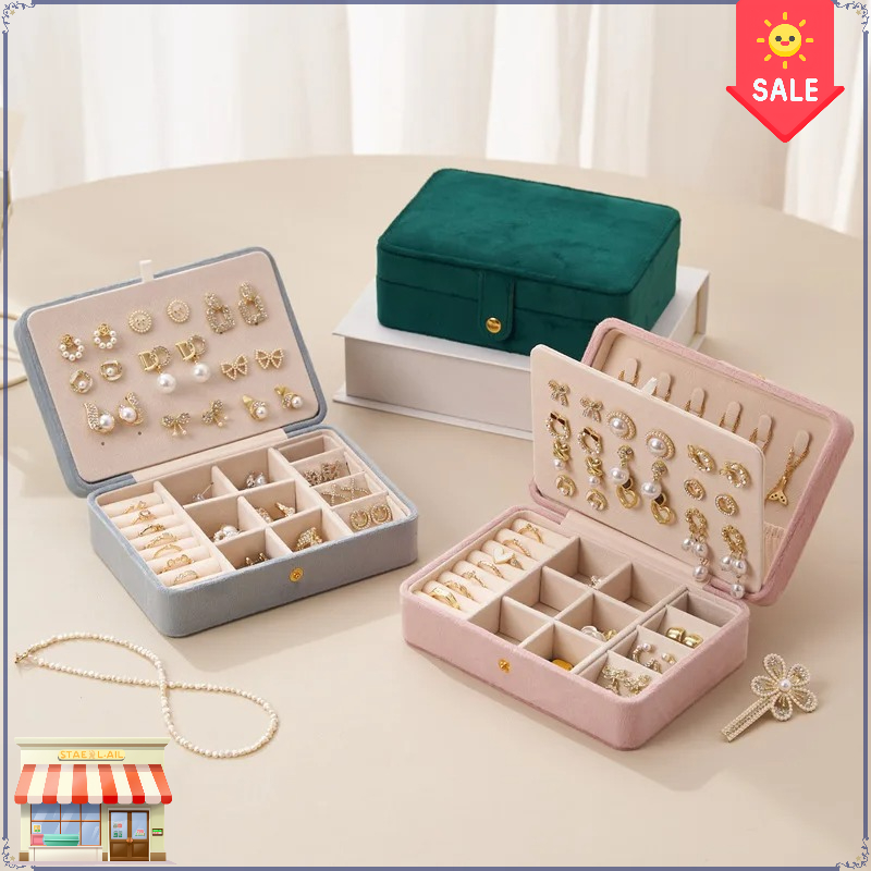 Velvet Jewelry Box - Bestseller Minimalist Velvet Jewelry Box Convenient