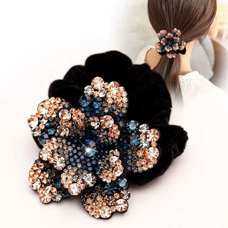 Women Rhinestone Scrunchies Ve - مراجعة Velvet Jewelry Box وسعره