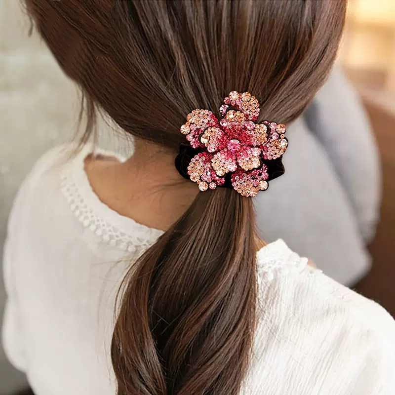 Women Rhinestone Scrunchies Ve - مراجعة Velvet Jewelry Box وسعره