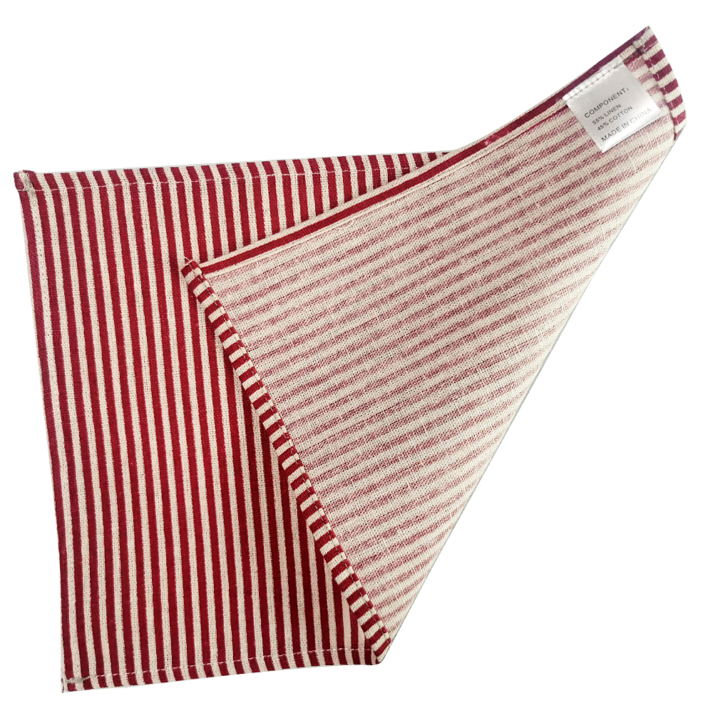 1Pc Polyester Linen Lattice an - مراجعة Linen Napkin Set وسعره