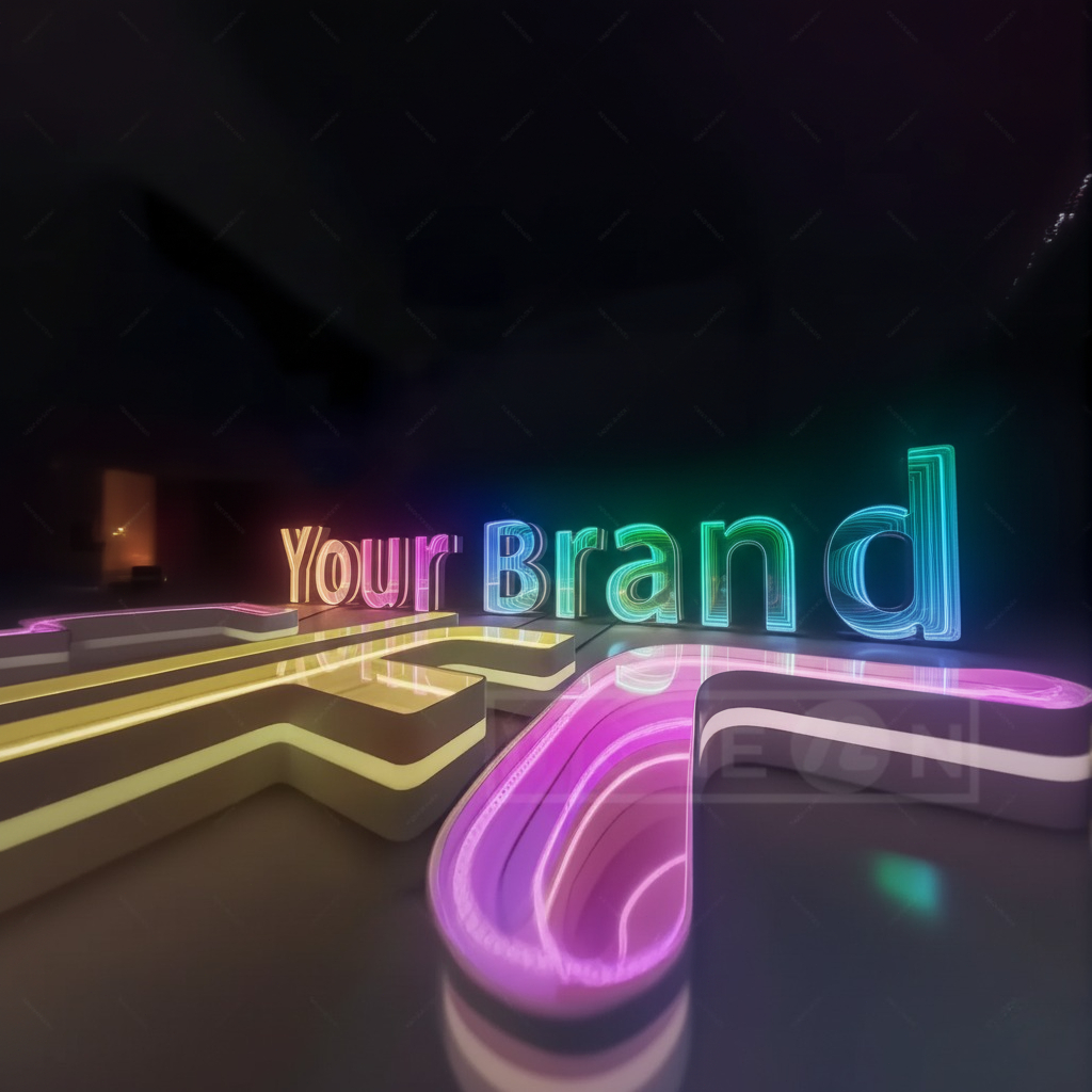 Custom 3D Infinity Mirror Logo - مراجعة Luxury Lifestyle Store وسعره