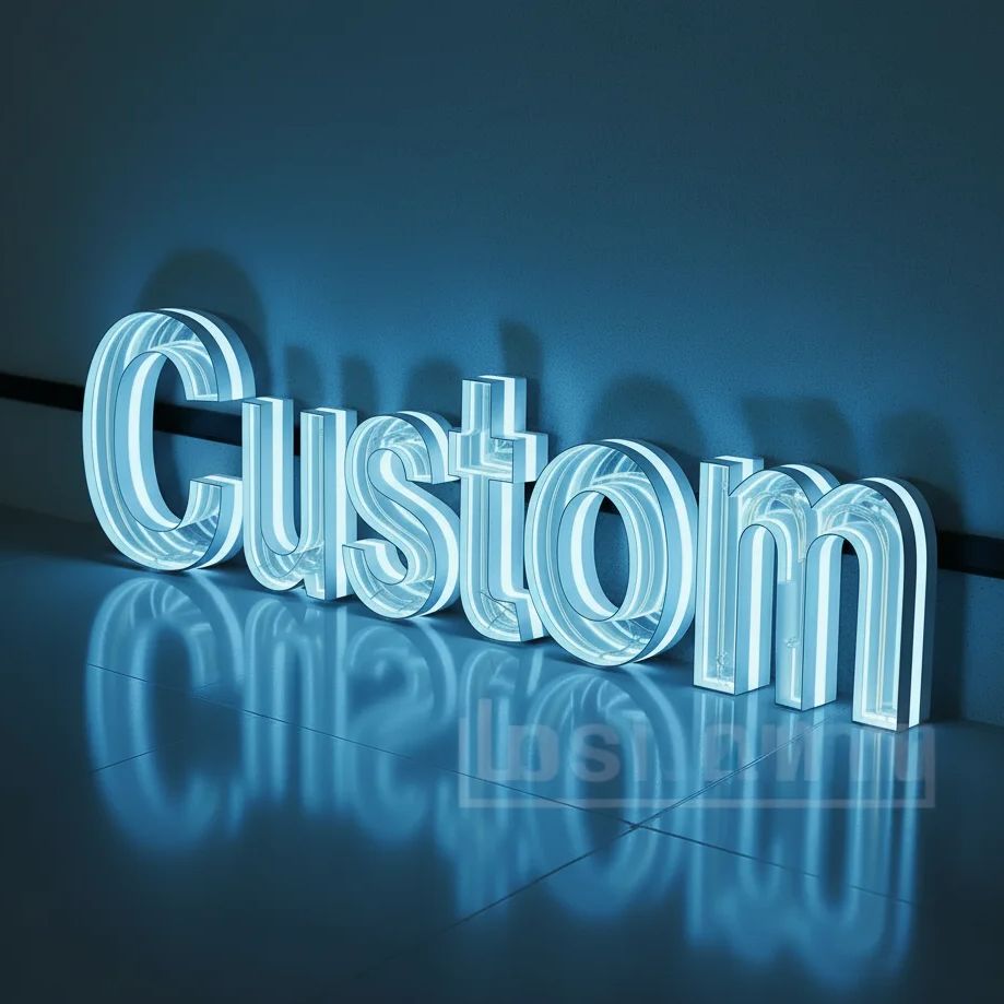 Custom 3D Infinity Mirror Logo - مراجعة Luxury Lifestyle Store وسعره