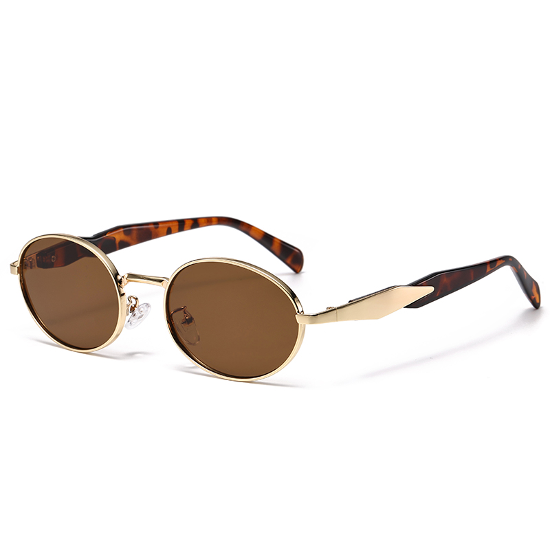 Female Small Oval Metal Sungla - مراجعة Luxury Lifestyle Store وسعره