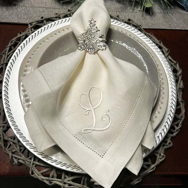Luxury Square Napkin For Dinin - مراجعة Linen Napkin Set وسعره