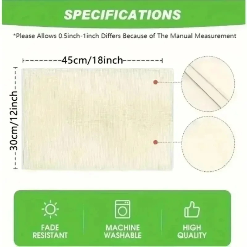 Tsunami Waves Printed Placemat - مراجعة Linen Napkin Set وسعره