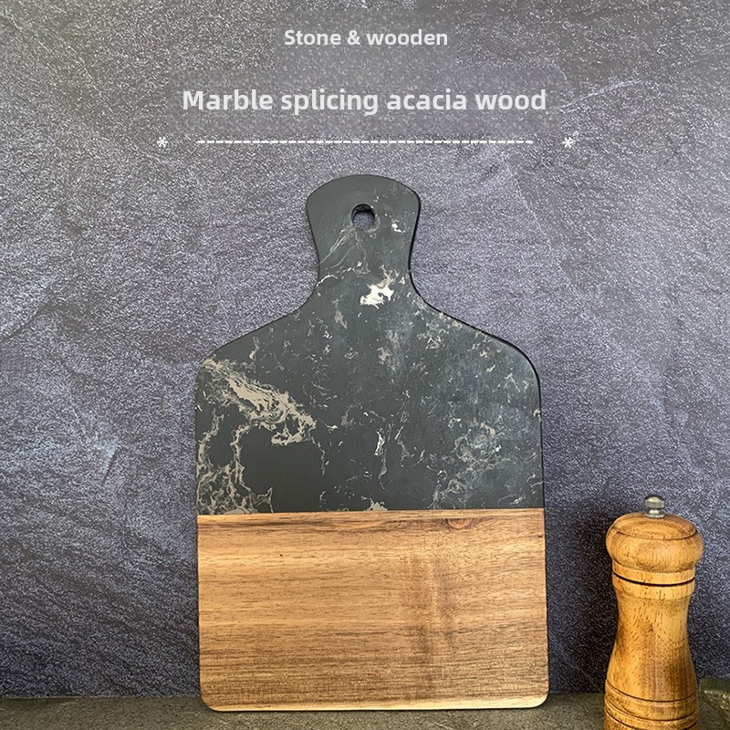Marble Wood Serving Tray, Acac - مراجعة Marble Serving Board وسعره