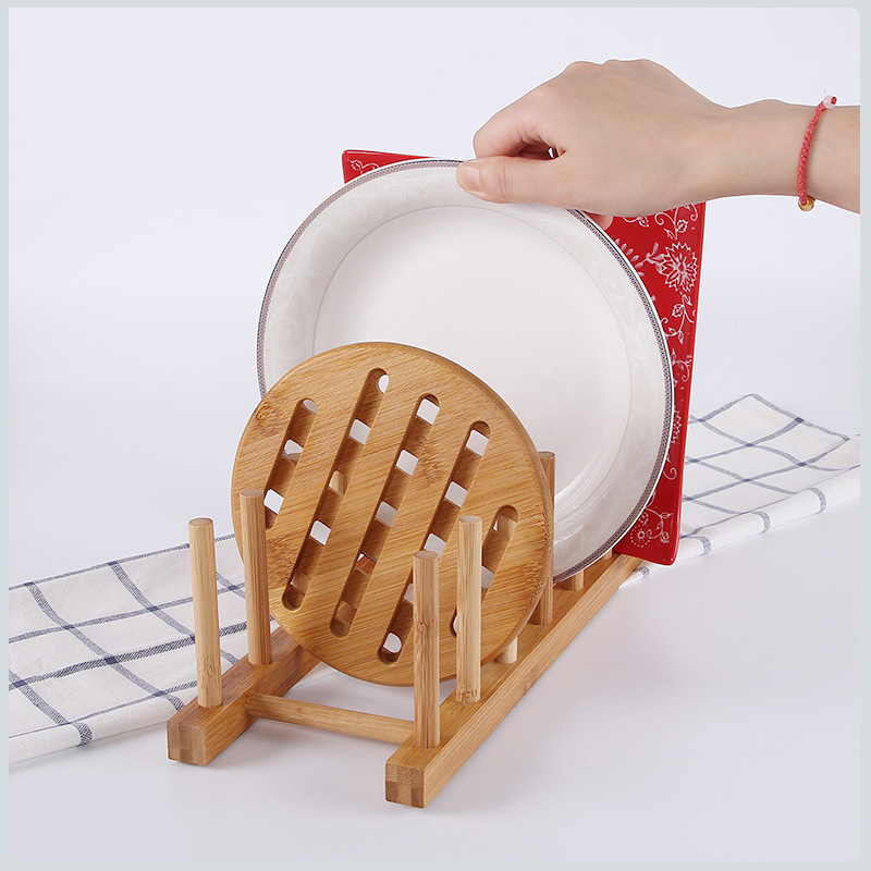 Kitchen Drainer Rack Dish Pot  - مراجعة Bamboo Cutlery Set وسعره