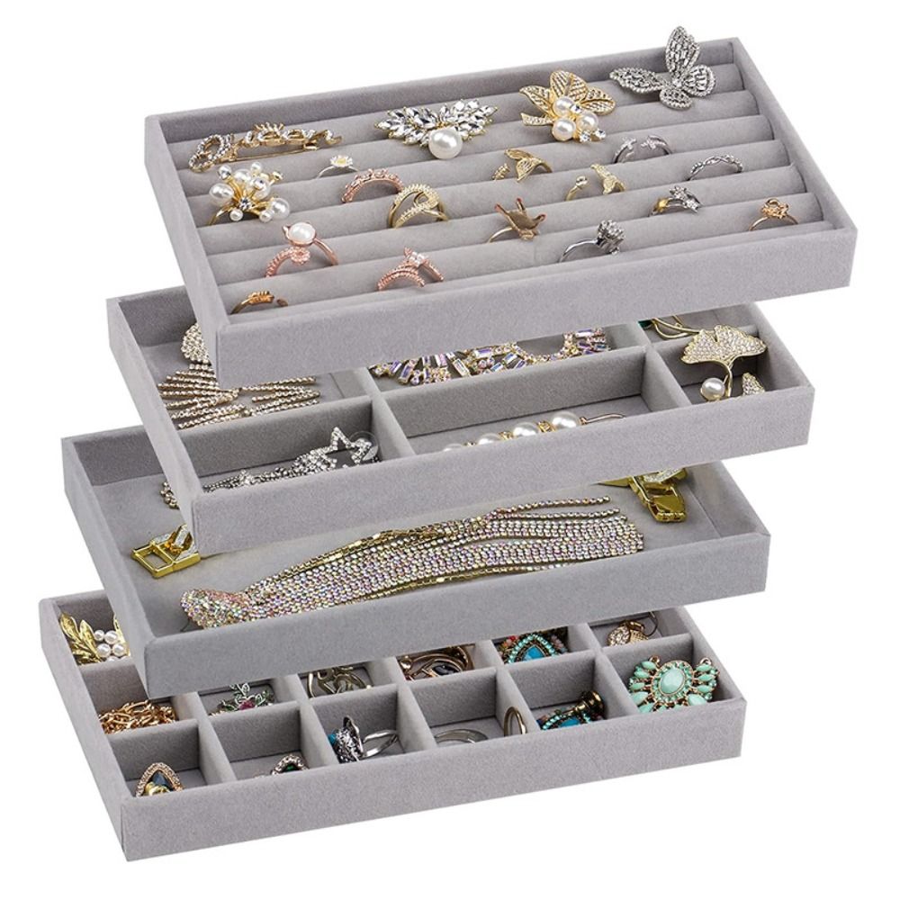 Drawer Box Stackable Velvet Je - مراجعة Velvet Jewelry Box وسعره