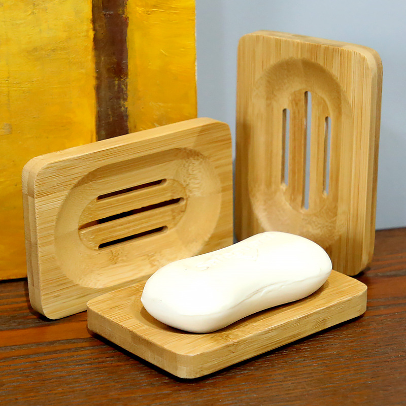 1 Pc Bamboo Wooden Soap Dish,  - مراجعة Bamboo Cutlery Set وسعره
