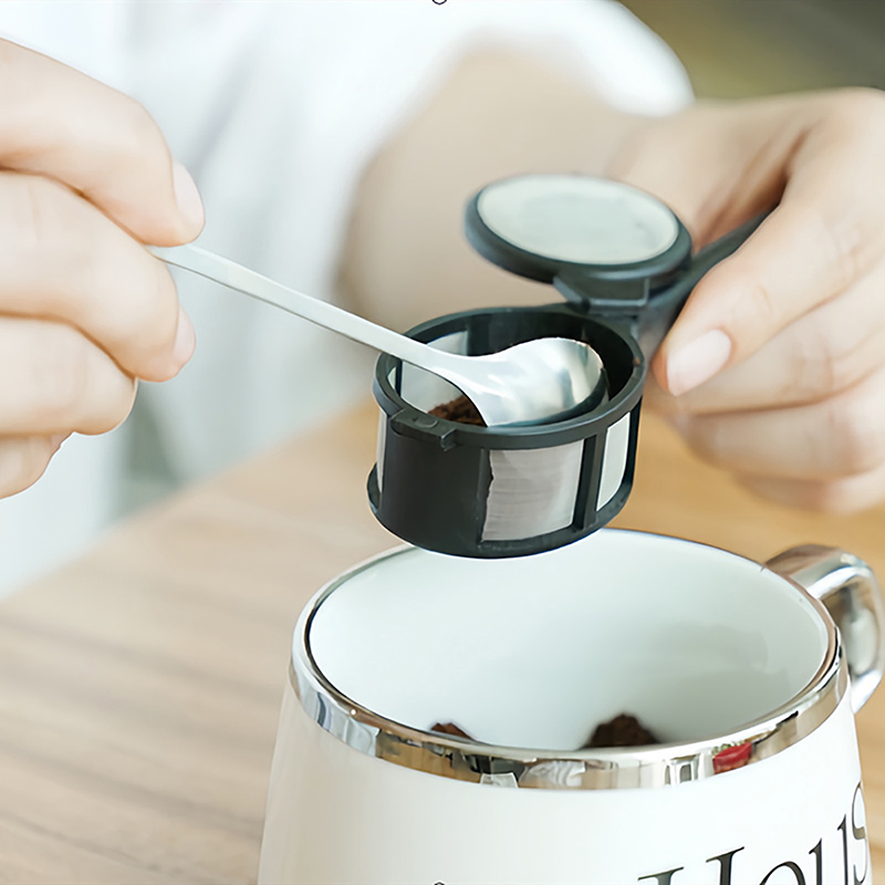 Reusable Coffee Capsule Filter - مراجعة Bamboo Cutlery Set وسعره