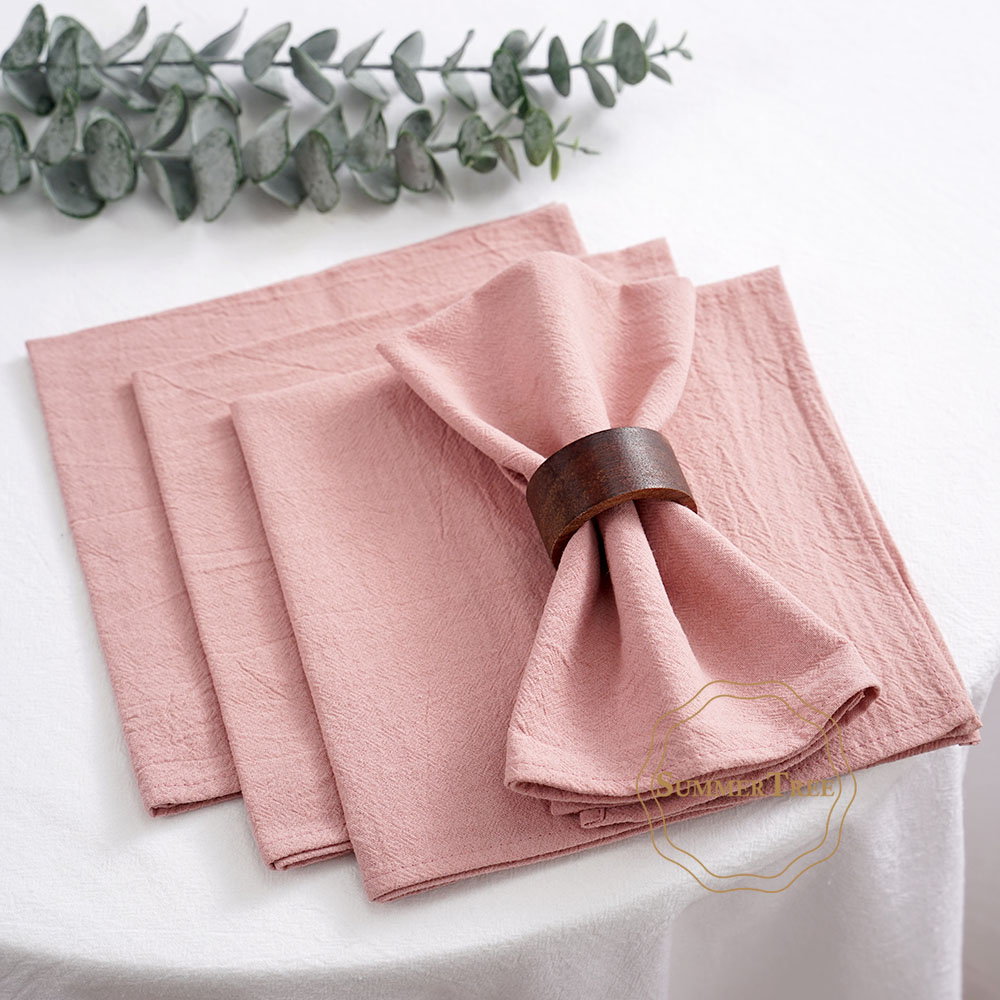 24 Pack 40cm x 40cm Cloth Napk - مراجعة Linen Napkin Set وسعره