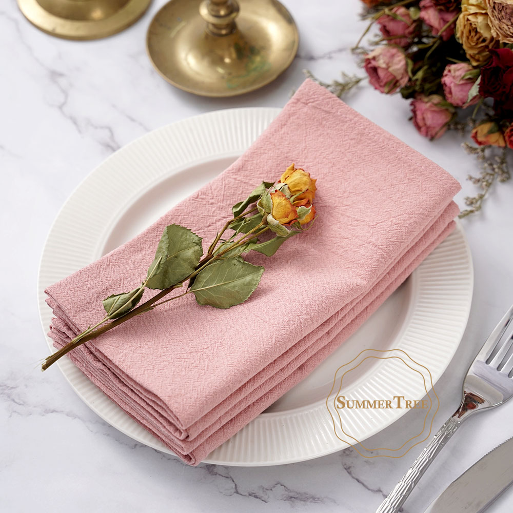 24 Pack 40cm x 40cm Cloth Napk - مراجعة Linen Napkin Set وسعره