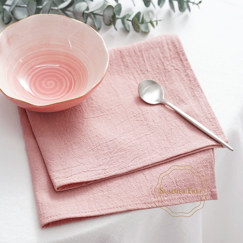24 Pack 40cm x 40cm Cloth Napk - مراجعة Linen Napkin Set وسعره