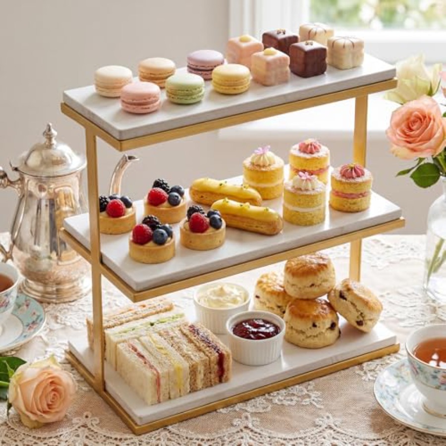 3 Tier Marble Charcuterie Boar - مراجعة Marble Serving Board وسعره