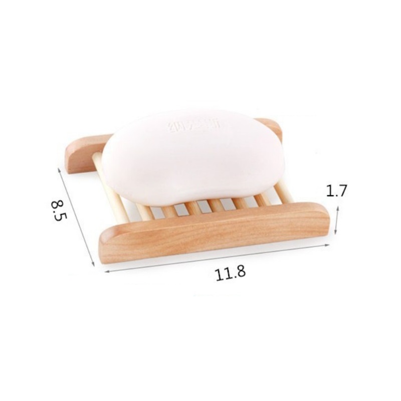 1 Pc Bamboo Wood Soap Dish Bat - مراجعة Bamboo Cutlery Set وسعره