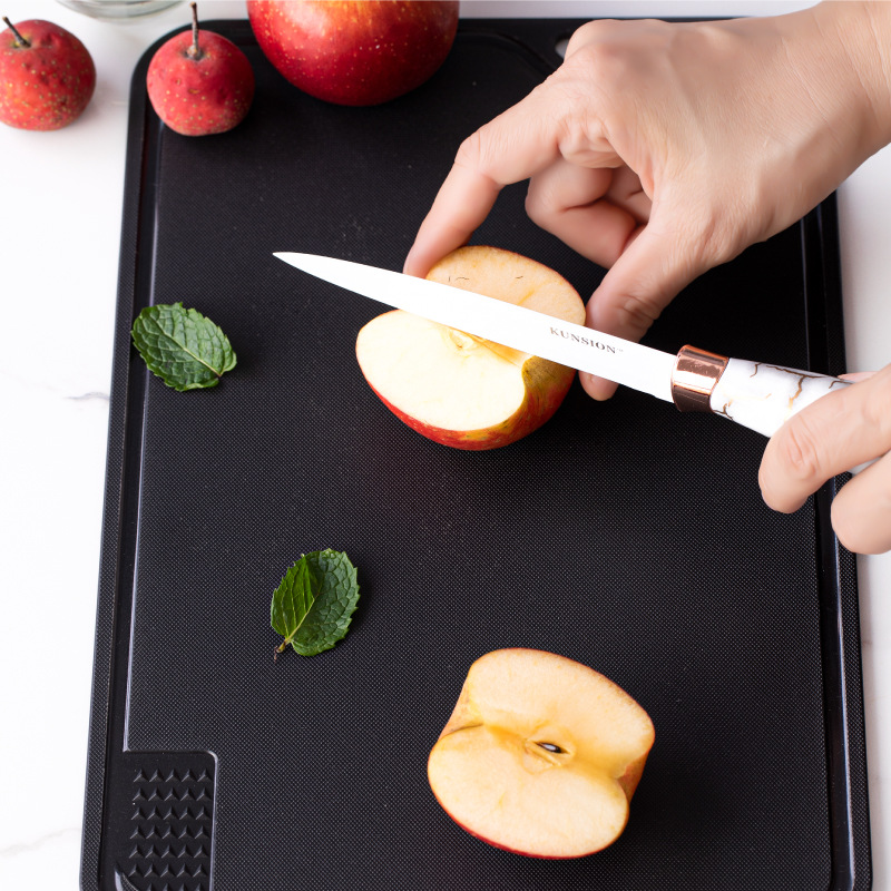 1pc Cutting Board with Garlic  - مراجعة Marble Serving Board وسعره