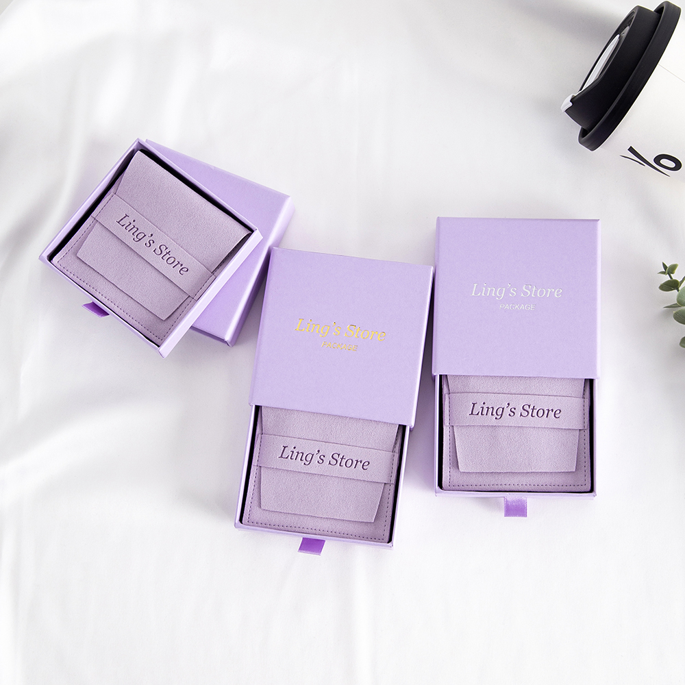 24Sets Custom Logo Violet 9x9x - مراجعة Velvet Jewelry Box وسعره
