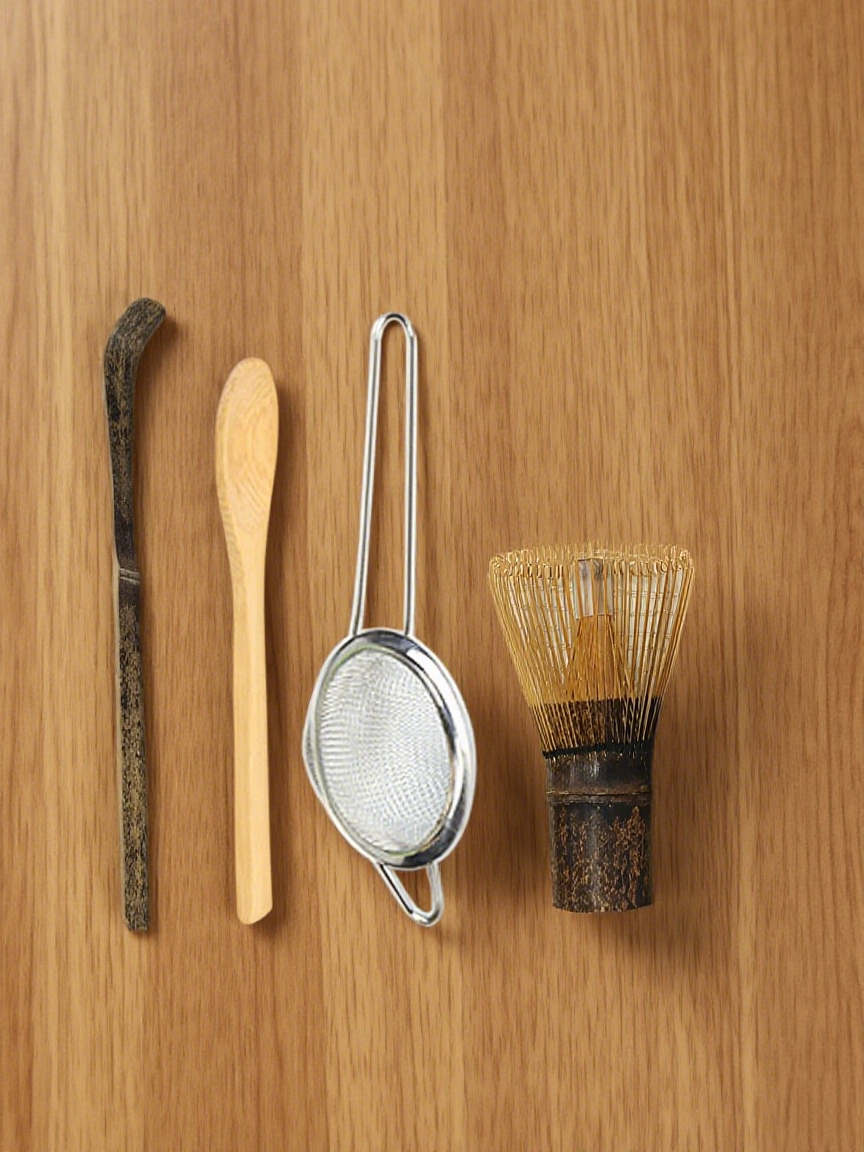 2/4PCS Purple Bamboo Whisk Tea - مراجعة Bamboo Cutlery Set وسعره