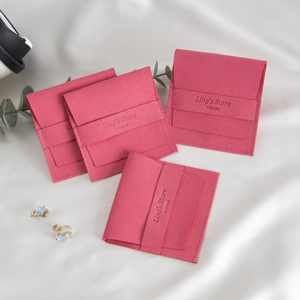 50/100Pcs Chic Custom Logo Jew - مراجعة Velvet Jewelry Box وسعره