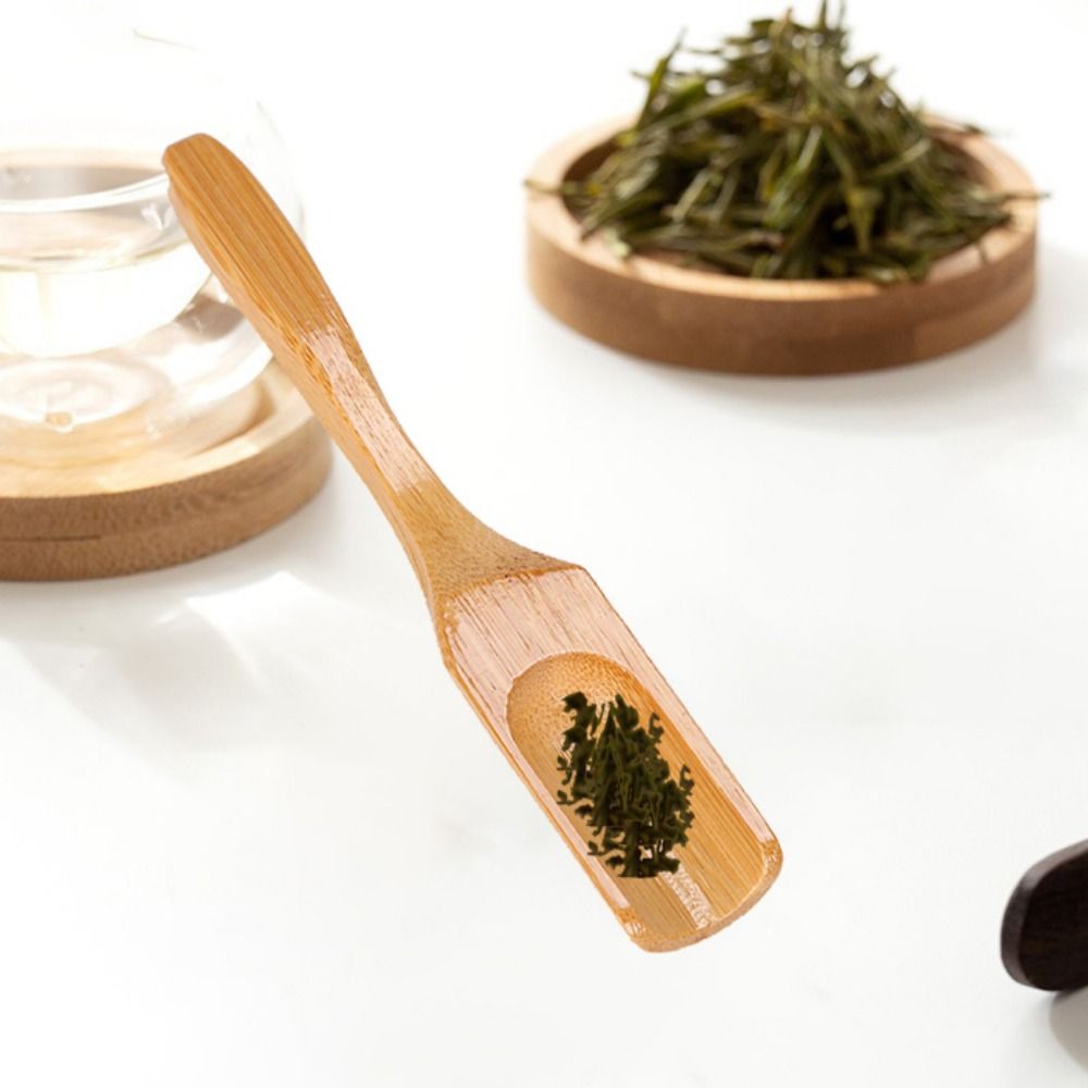 1Pc Natural Bamboo Tea Spoon C - مراجعة Bamboo Cutlery Set وسعره