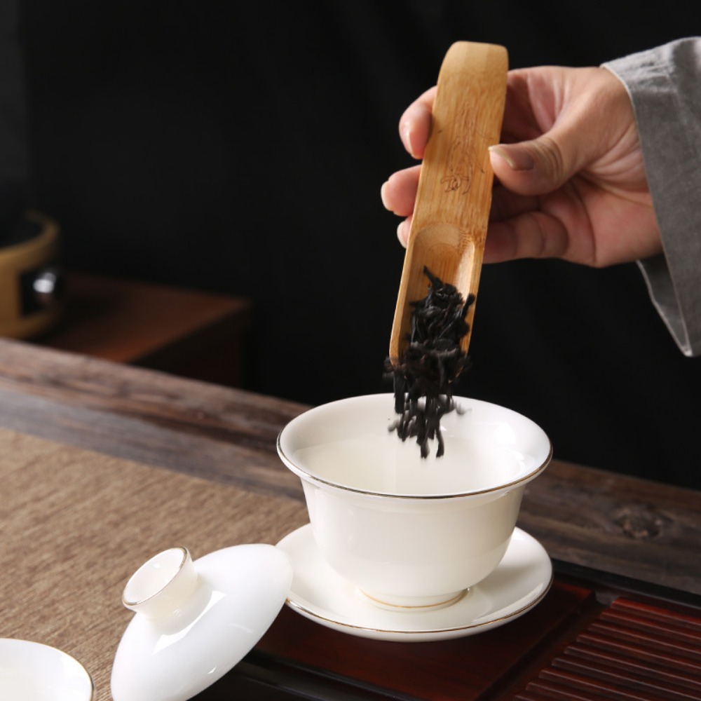 1Pc Natural Bamboo Tea Spoon C - مراجعة Bamboo Cutlery Set وسعره