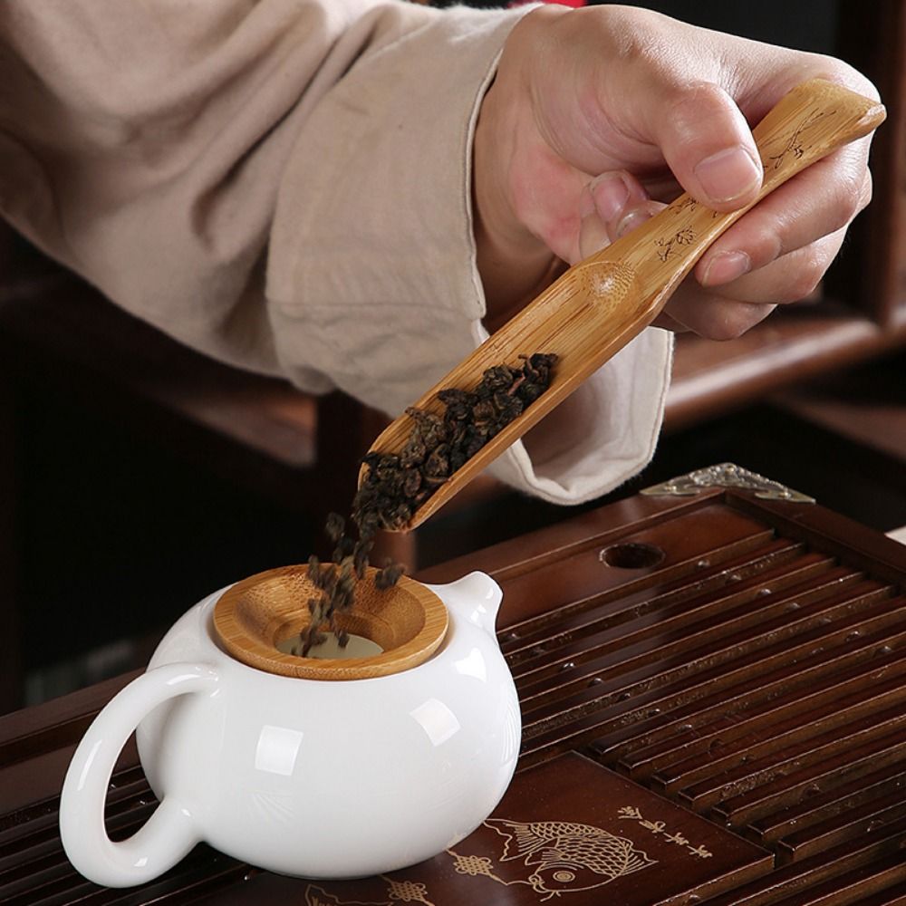 1Pc Natural Bamboo Tea Spoon C - مراجعة Bamboo Cutlery Set وسعره
