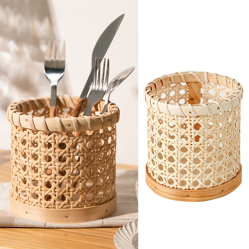 1pc Cutlery Stand - Multifunct - مراجعة Bamboo Cutlery Set وسعره