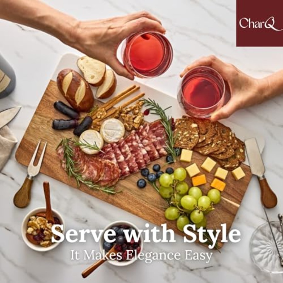 Charcuterie Board Gift Set Mar - مراجعة Marble Serving Board وسعره