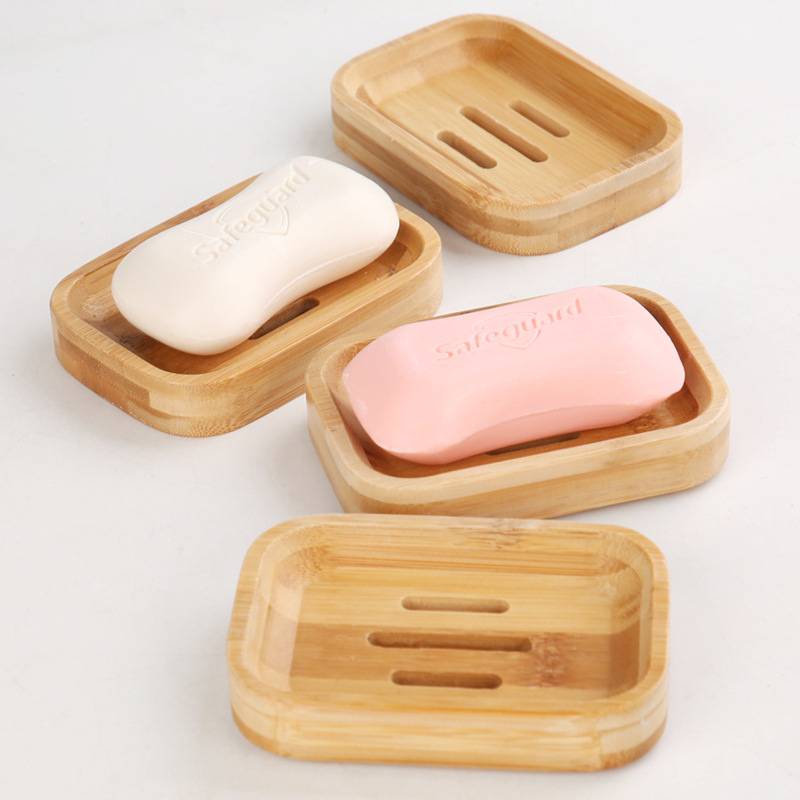 1 Pc Bamboo Wooden Soap Dish,  - مراجعة Bamboo Cutlery Set وسعره