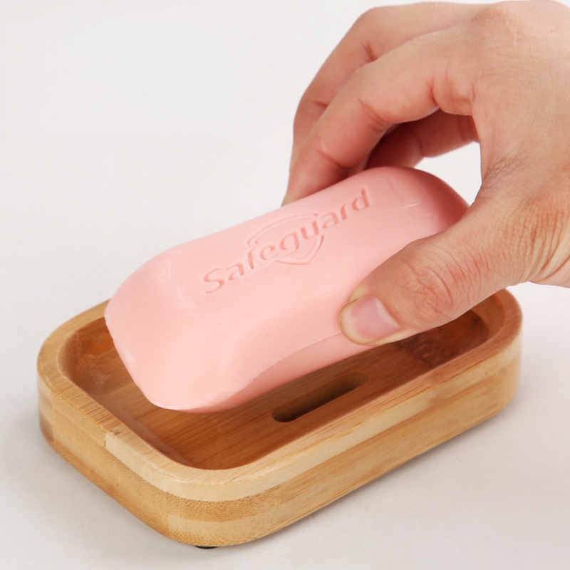 1 Pc Bamboo Wooden Soap Dish,  - مراجعة Bamboo Cutlery Set وسعره