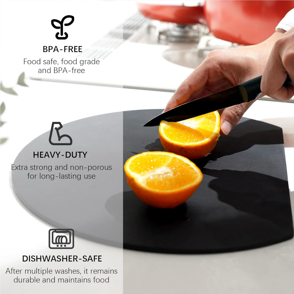 Thick silicone kitchen cutting - مراجعة Marble Serving Board وسعره