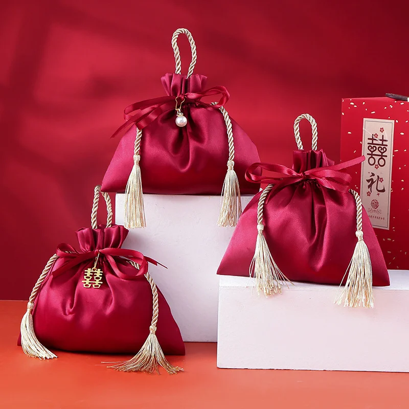 10PCS Luxury Packing Drawstrin - مراجعة Velvet Jewelry Box وسعره