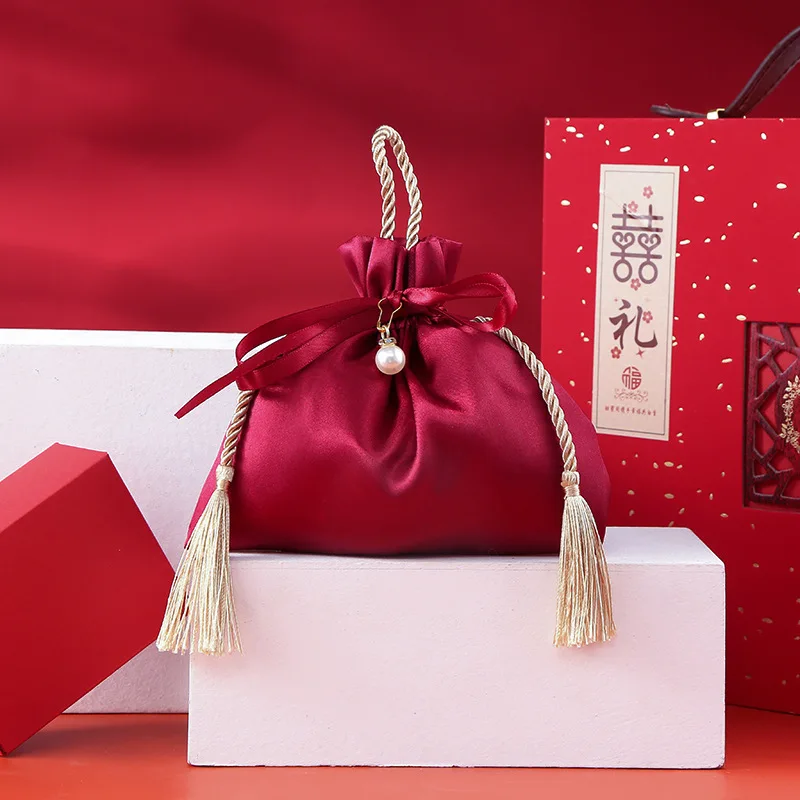 10PCS Luxury Packing Drawstrin - مراجعة Velvet Jewelry Box وسعره