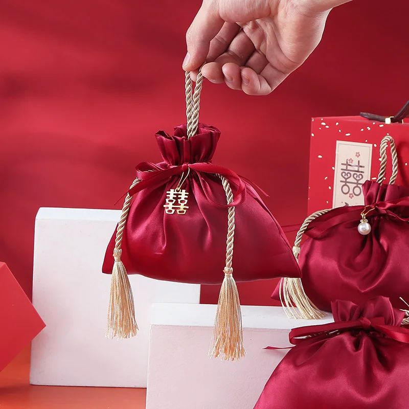 10PCS Luxury Packing Drawstrin - مراجعة Velvet Jewelry Box وسعره