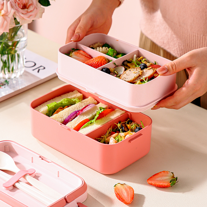 Portable Lunch Box Bamboo Fibe - مراجعة Bamboo Cutlery Set وسعره