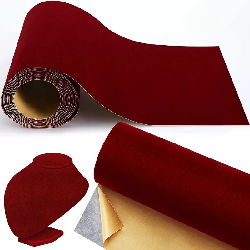 20cm/3m/5m/10m x 45cm Red Colo - مراجعة Velvet Jewelry Box وسعره
