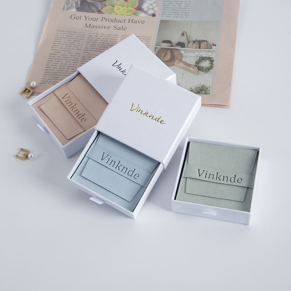 50set White Paper Drawer Boxes - مراجعة Velvet Jewelry Box وسعره