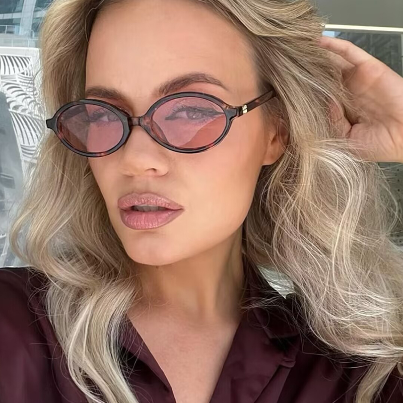 Fashion Oval Simple Sunglasses - مراجعة Luxury Lifestyle Store وسعره