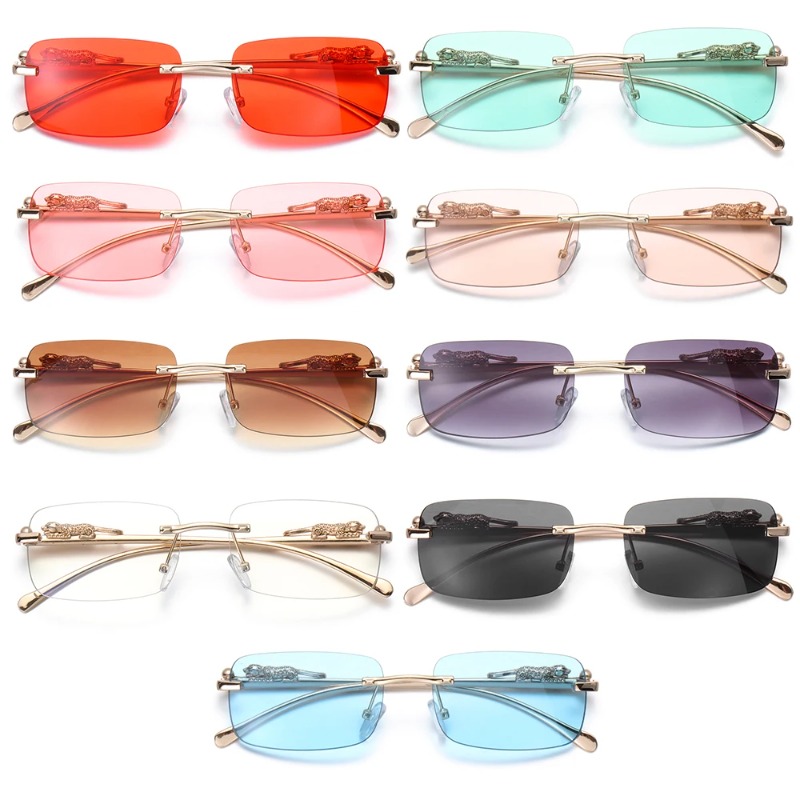 Rimless Square Sunglasses Wome - مراجعة Luxury Lifestyle Store وسعره
