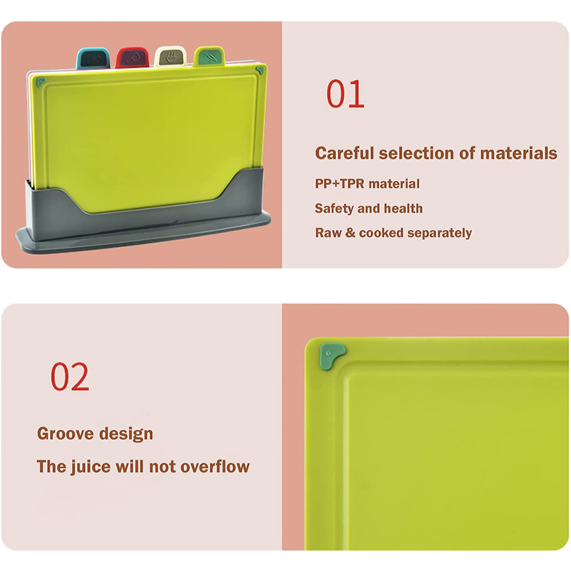 LMETJMA 4Pcs Color-Coded Plast - مراجعة Marble Serving Board وسعره