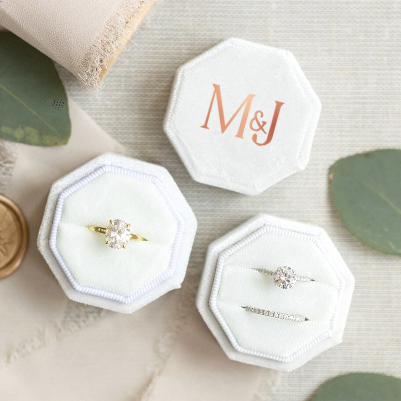 Custom Wedding Rings Box One T - مراجعة Velvet Jewelry Box وسعره