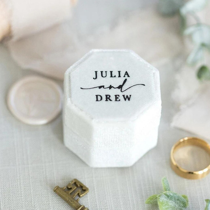 Custom Wedding Rings Box One T - مراجعة Velvet Jewelry Box وسعره